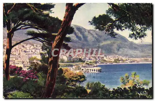 Cartes postales Monte Carlo Vue Generale Prise des Jardins