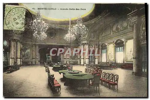 Ansichtskarte AK Monte Carlo Grande Salle des Jeux CAsino