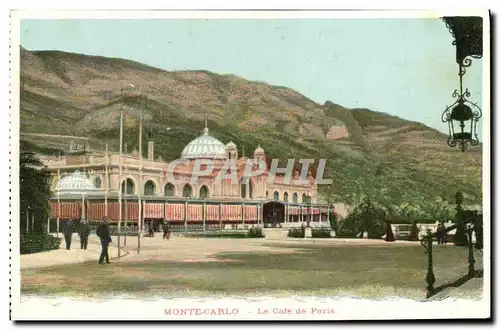 Cartes postales Monte Carlo Le Cafe de Paris