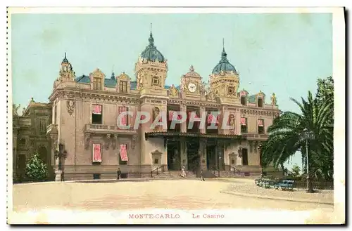 Cartes postales Monte Carlo Le casino