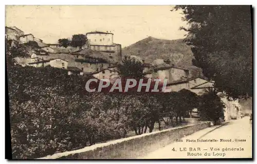 Cartes postales Le Bar Vue Generale Route du Loup