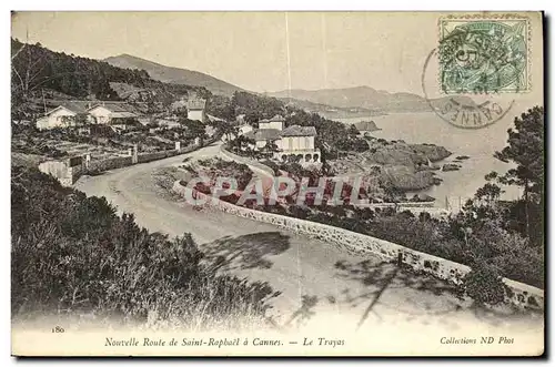 Ansichtskarte AK Nouvelle route de Saint Rapahel a Cannes Le Trayas