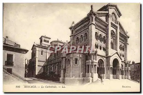 Cartes postales Monaco La Cathedrale