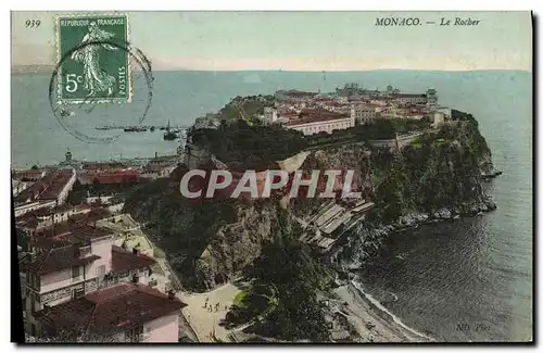 Cartes postales Monaco Le Rocher