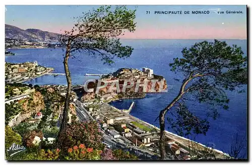 Cartes postales Monaco Vue Generale