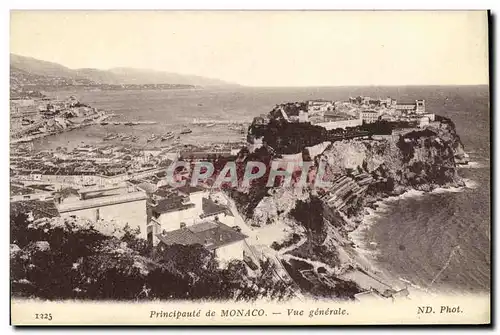 Cartes postales Monaco Principaute de Vue Generale