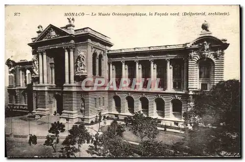 Cartes postales Monaco Le Mustee Oceanographique la Facade Nord