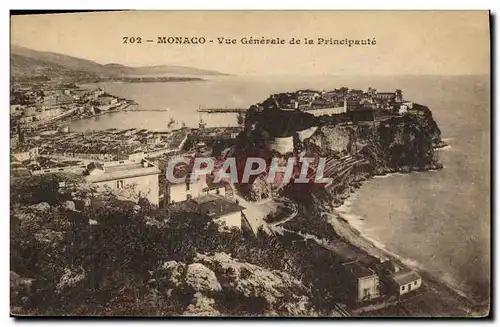 Cartes postales Monaco Vue Generale de la Principaute