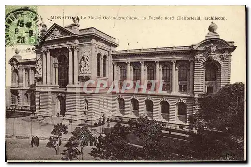 Ansichtskarte AK Monaco Musee oceanographique La facade nord