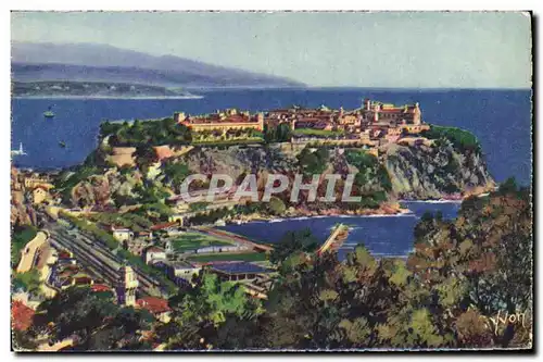 Cartes postales Monaco Principaute de Le Rocher