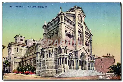 Cartes postales Monaco La Cathedrale