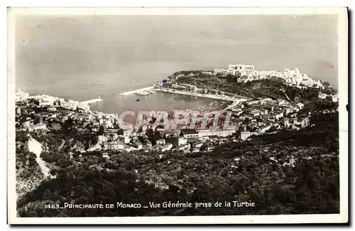 Cartes postales Monaco Vue Generale Prise de la Turbie