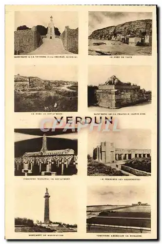 Cartes postales Verdun Militaria