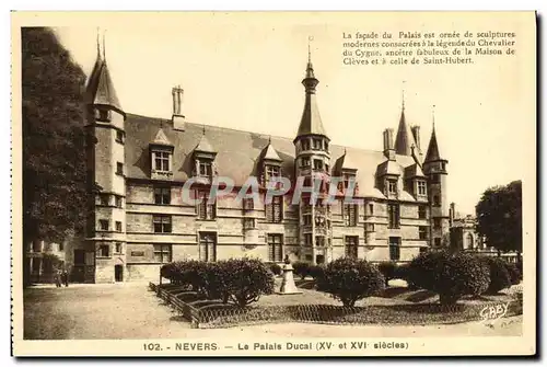 Cartes postales Nevers Le Palais Ducal