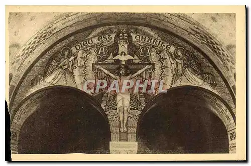 Ansichtskarte AK La Basilique de Lisieux La Crypte Mosaique du Narthex