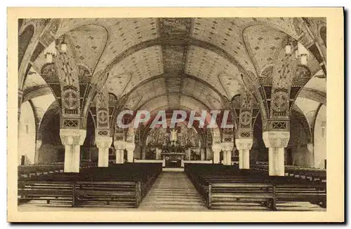 Cartes postales La Basilique de Lisieux La Crypte Vue generale