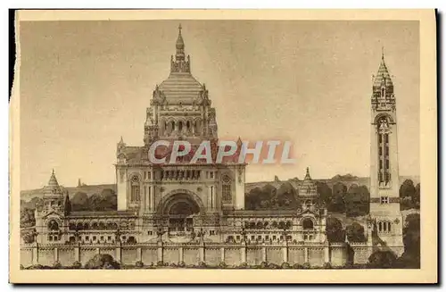 Cartes postales La Basilique de Lisieux Vue Generale du Projet