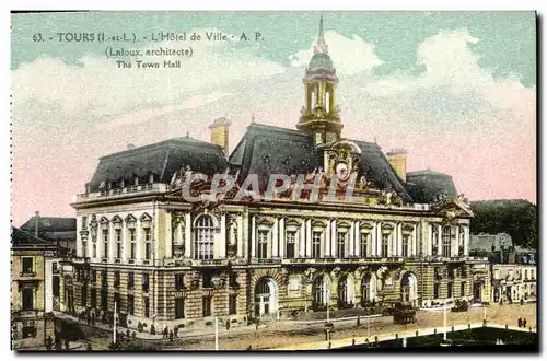 Cartes postales Tours L Hotel de Ville