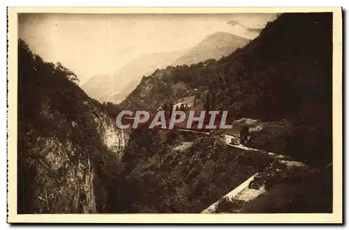 Ansichtskarte AK Route de Luz a Gavarnie Pont Napoleon et porte d Espagne