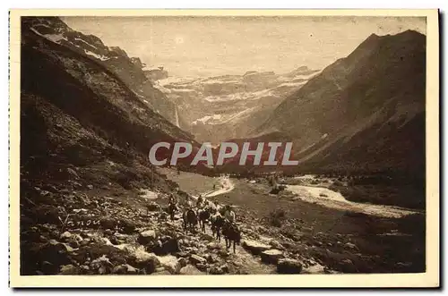 Cartes postales Gavarnie Retour du Cirque