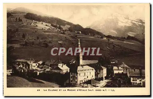 Cartes postales La Clusaz et la Roche d Etale