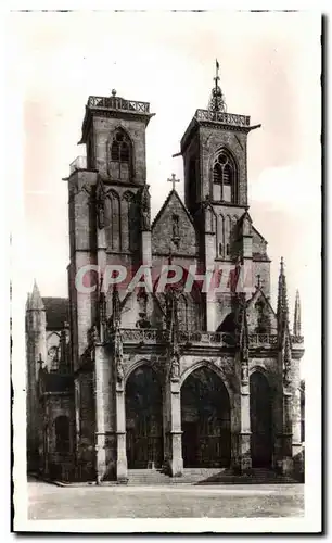 Ansichtskarte AK Semur L Eglise Notre Dame Facade Xlll e et XlV e s