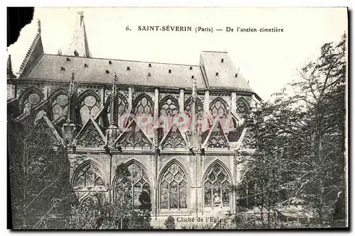 Cartes postales Saint Severin De l ancien cimetiere Paris