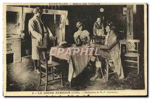 Cartes postales La Bonne Auberage Compiegne Musee des voitures