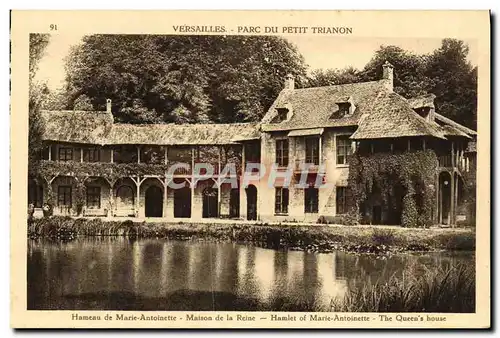 Ansichtskarte AK Versailles Parc du Petit Trianon Hameau de Marie Antoinette Maison de la Reine