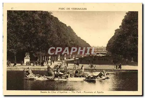 Ansichtskarte AK Parc de Versailles Bassin du char d Apollon