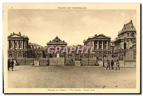 Cartes postales Palais de Versailles Facade du Palais