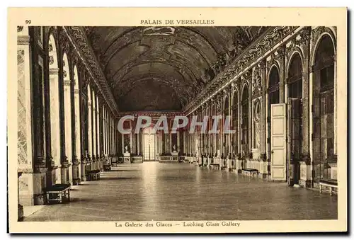 Ansichtskarte AK Palais de Versailles La Galerie des Glaces