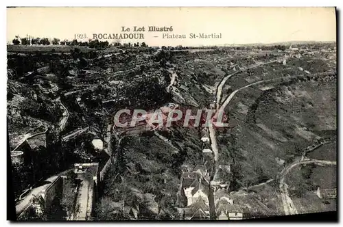 Cartes postales Rocamadour Plateau St Martial