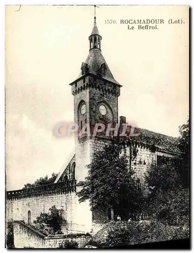 Cartes postales Rocamadour Le Beffroi