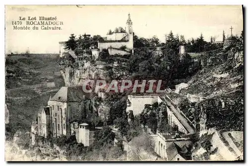 Cartes postales Rocamadour Montee du Clavaire
