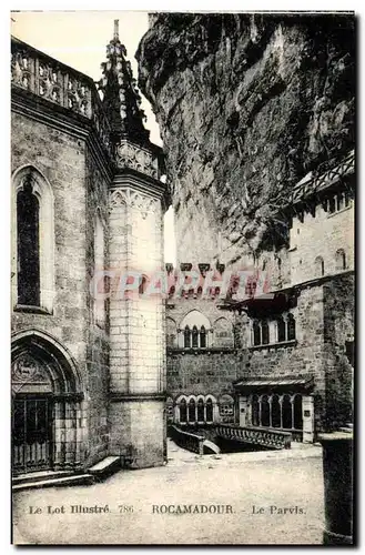 Cartes postales Rocamadour Le Parvis