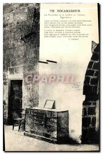 Cartes postales Rocamadour La Durandal et le Coffre au Verrou legendaire