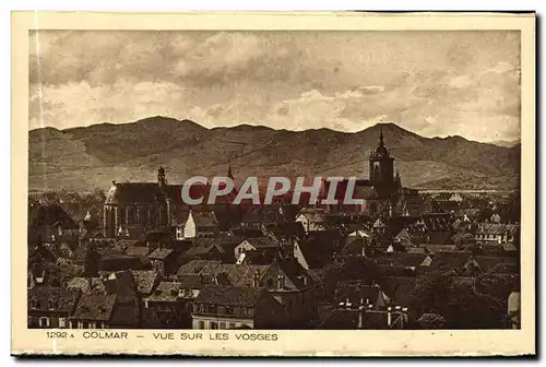 Cartes postales Colmar Vue sur les Vosges