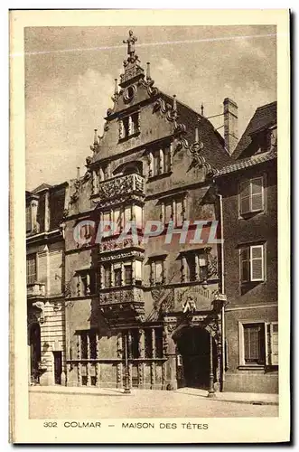 Cartes postales Colmar Maison des Tetes