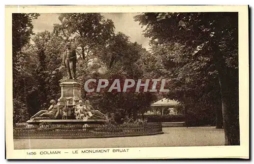 Ansichtskarte AK Colmar Le Monument Bruat