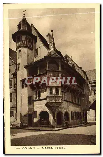 Cartes postales Colmar Maison Pfister