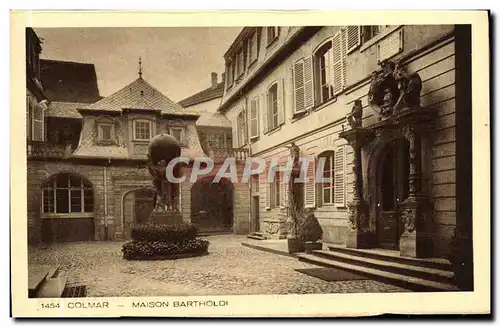 Ansichtskarte AK Colmar Maison Bartholdi