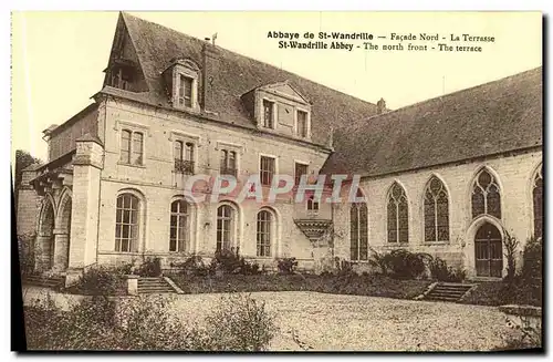 Ansichtskarte AK Abbaye de St Wandrille Facade Nord La Terrasse