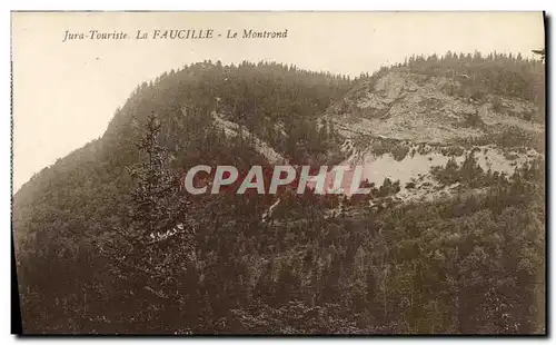 Ansichtskarte AK Jura Touriste La Faucille Le Montrond