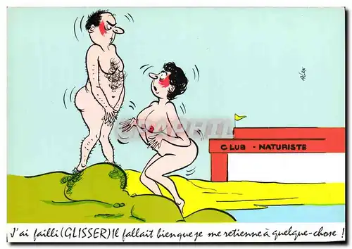 Moderne Karte Club Naturiste