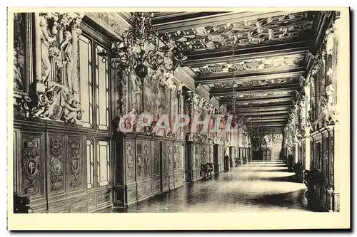 Cartes postales Chateau de Fontainebleau Galerie Francois l er