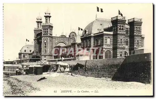 Cartes postales Dieppe Le Casino