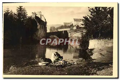 Cartes postales Gorges du Tarn Mende Pont Notre Dame lavandieres