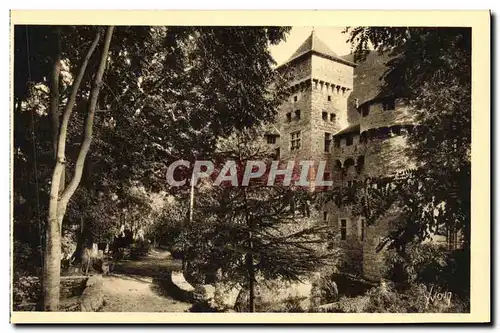 Cartes postales Gorges du Tarn Chateau de La Caze XV e siecle vu de la route