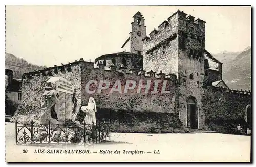 Cartes postales Luz Saint Sauveur Eglise des Templiers